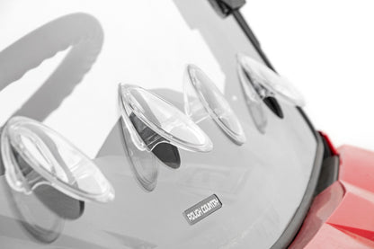 Vented Full Windshield Scratch Resistant Polaris Ranger 1000/Ranger XP 900/1000 Rough Country-1