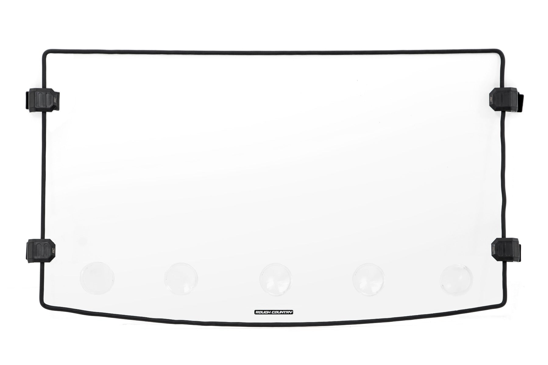 Rough Country Polaris Scratch Resistant Full Vented Windshield For 16-18 Ranger 1000XP and 13-20 Ranger 900XP Rough Country