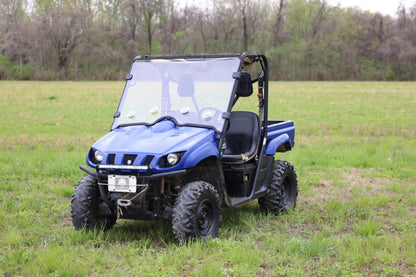 Vented Full Windshield Scratch Resistant Yamaha Rhino 450/Rhino 700 Rough Country-2