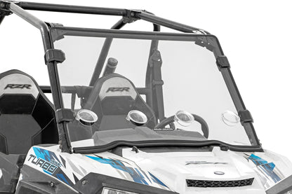 Polaris Scratch Resistant Vented Full Windshield without Factory Plastic Visor 16-18 Polaris RZR 900/1000XP Turbo Rough Country-3