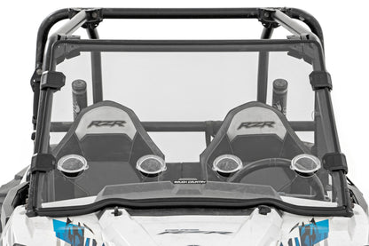 Full Windshield Vented Scratch Resistant Polaris RZR XP 1000 Rough Country-2