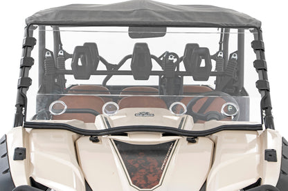 Vented Full Windshield Scratch Resistant Yamaha Viking 700 Rough Country-3