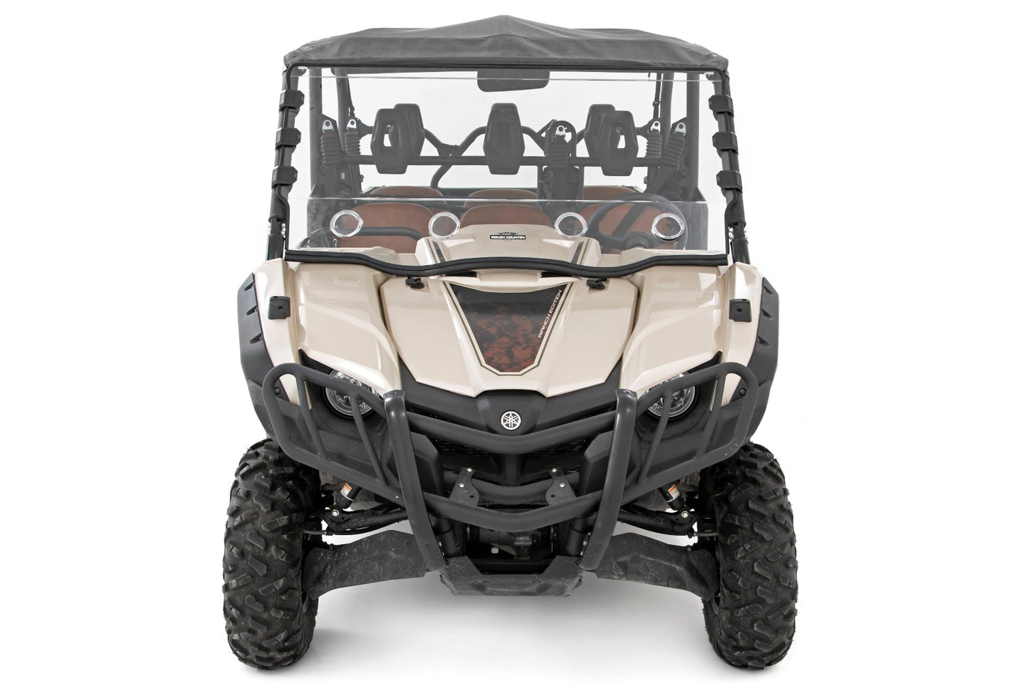 Vented Full Windshield Scratch Resistant Yamaha Viking 700 Rough Country-4