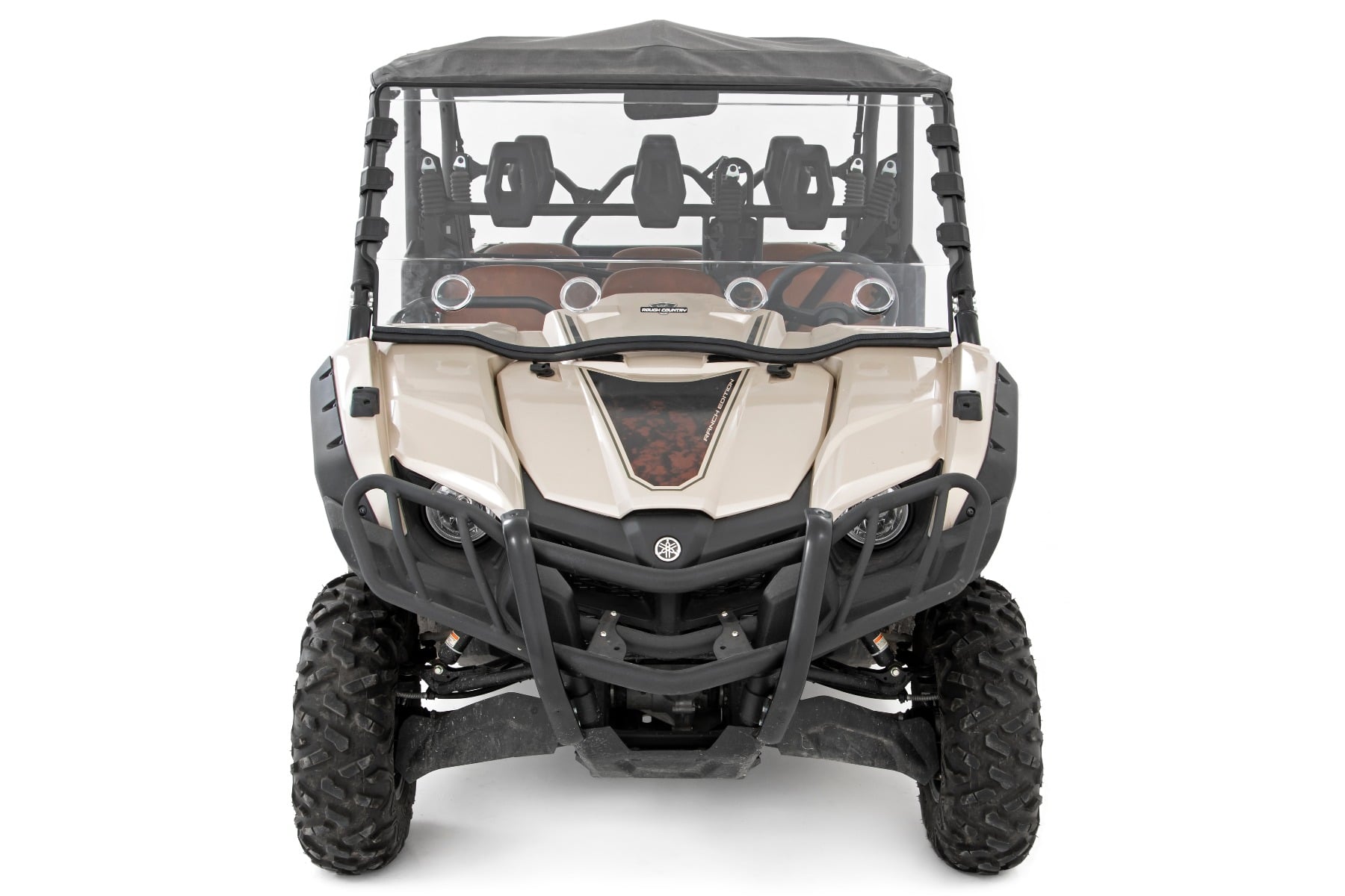Vented Full Windshield Scratch Resistant Yamaha Viking 700 Rough Country-4