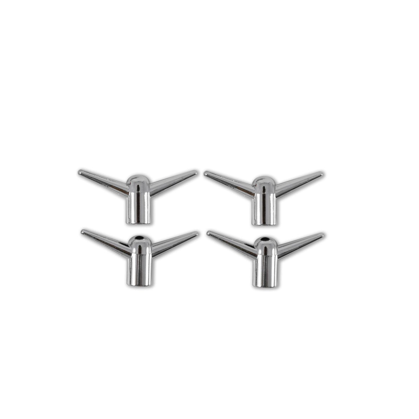 Valve Cover Y Wing Bolts Chrome Plated 4 pack Fits Chevrolet 262-400 Gen I Small Block & Chevrolet 396-454 Big Block 1/4-20 x 5/8 Inch Mr Gasket-4