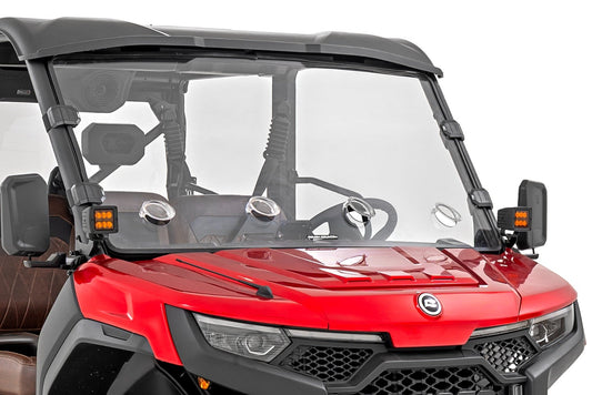 Vented Full Windshield Scratch Resistant CFMOTO UFORCE U10 Pro Rough Country