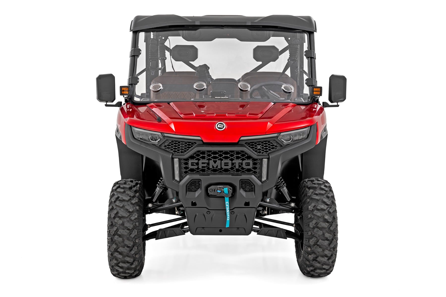 Vented Full Windshield Scratch Resistant CFMOTO UFORCE U10 Pro Rough Country-1