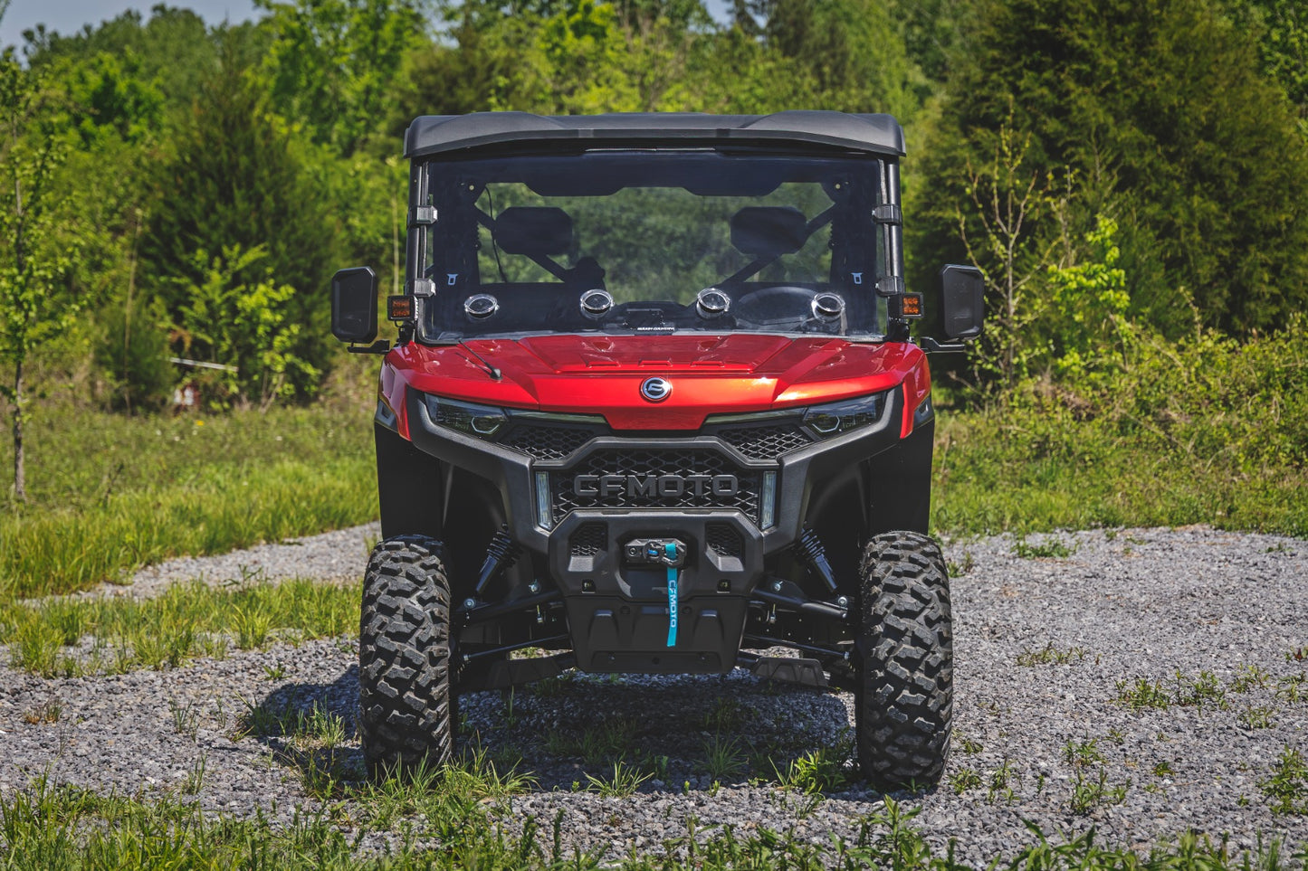 Vented Full Windshield Scratch Resistant CFMOTO UFORCE U10 Pro Rough Country-5