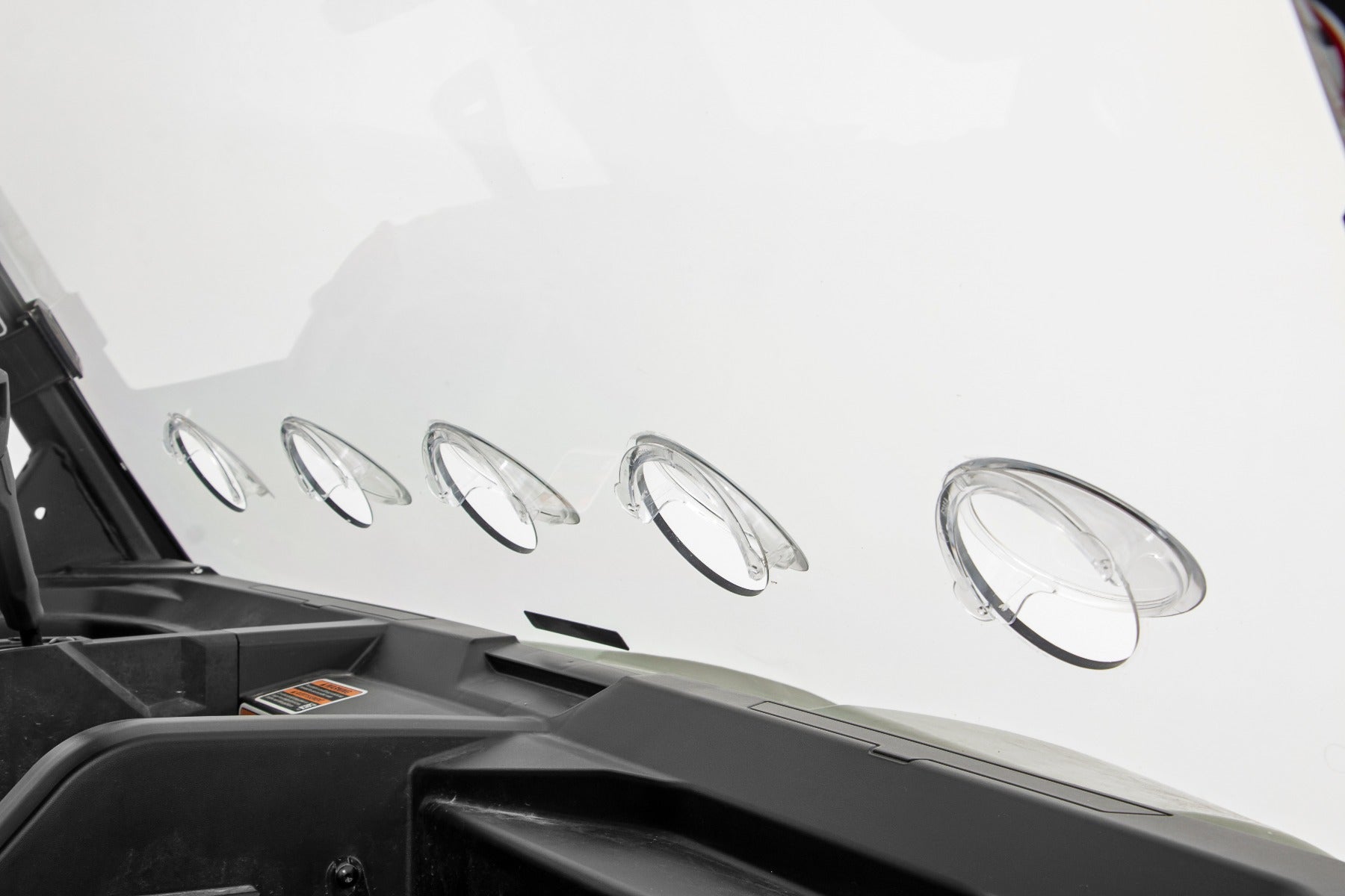 Vented Full Windshield Scratch Resistant Can-Am Defender HD 5/HD 8/HD 9/HD 10 Rough Country-4