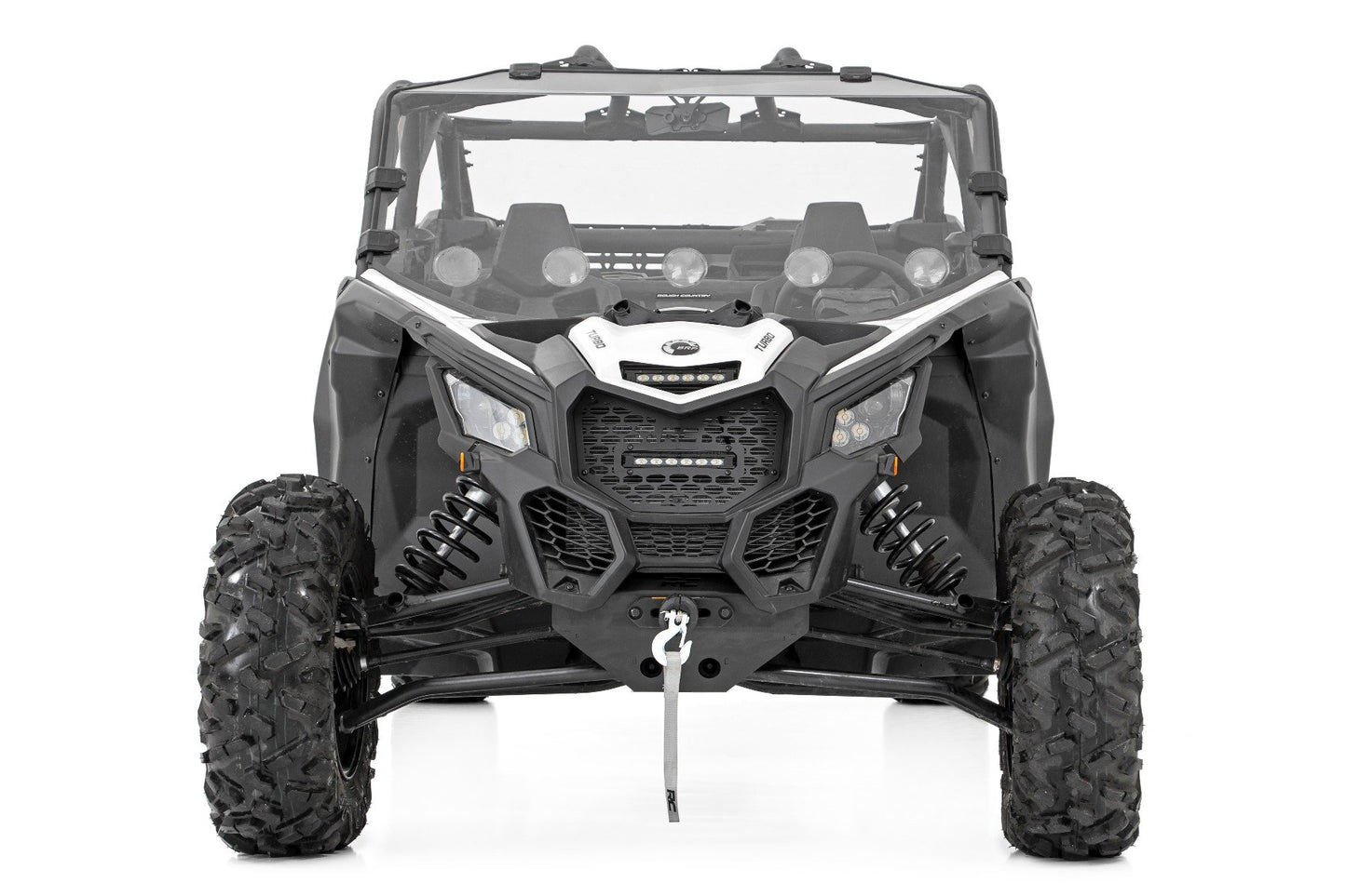Rough Country Can-Am Full Windshield Vented 17-21 Can-Am Maverick X3 4WD Rough Country