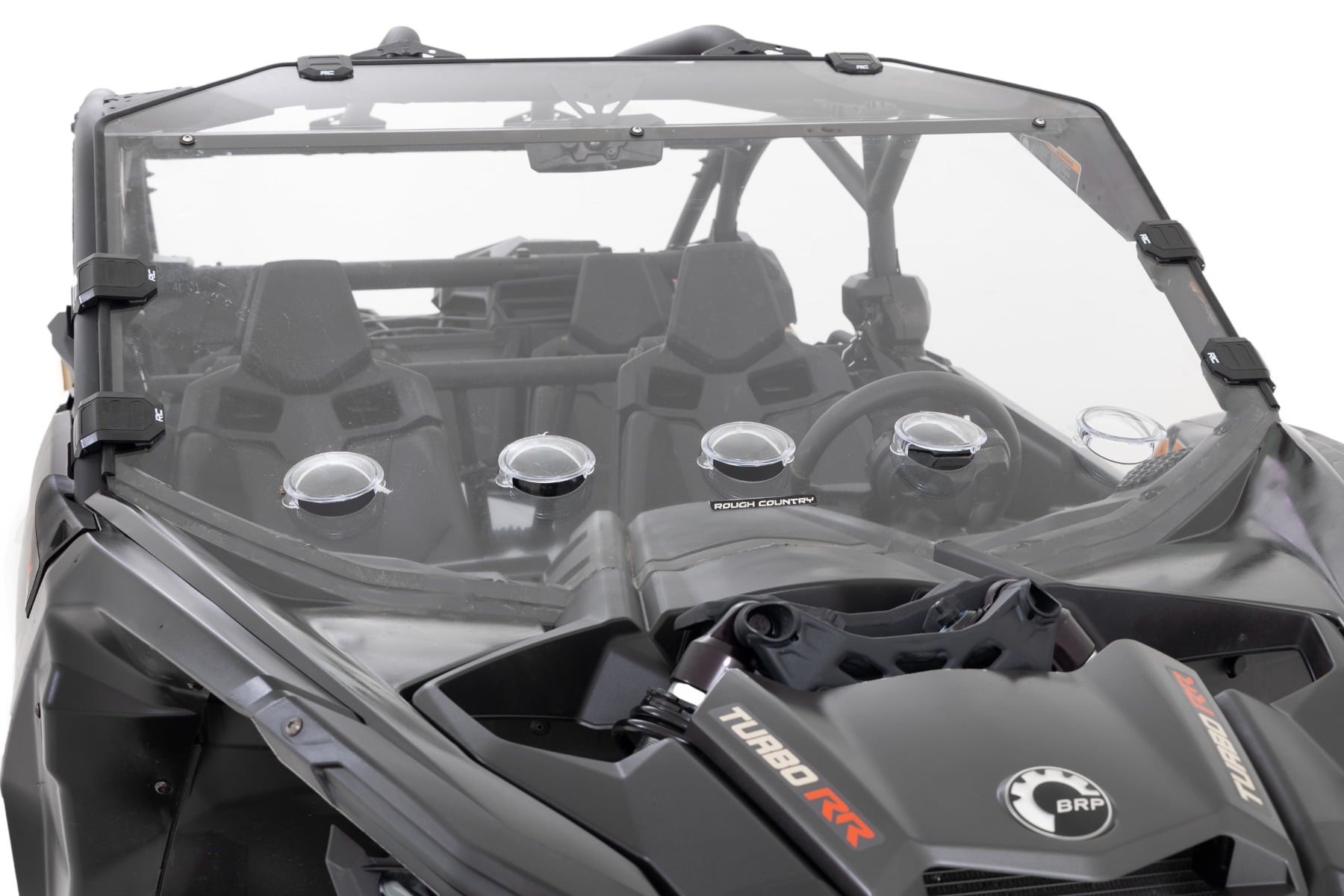 Vented Full Windshield Scratch Resistant Can-Am Maverick X3 Rough Country