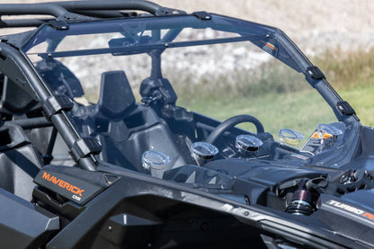 Vented Full Windshield Scratch Resistant Can-Am Maverick X3 Rough Country-4