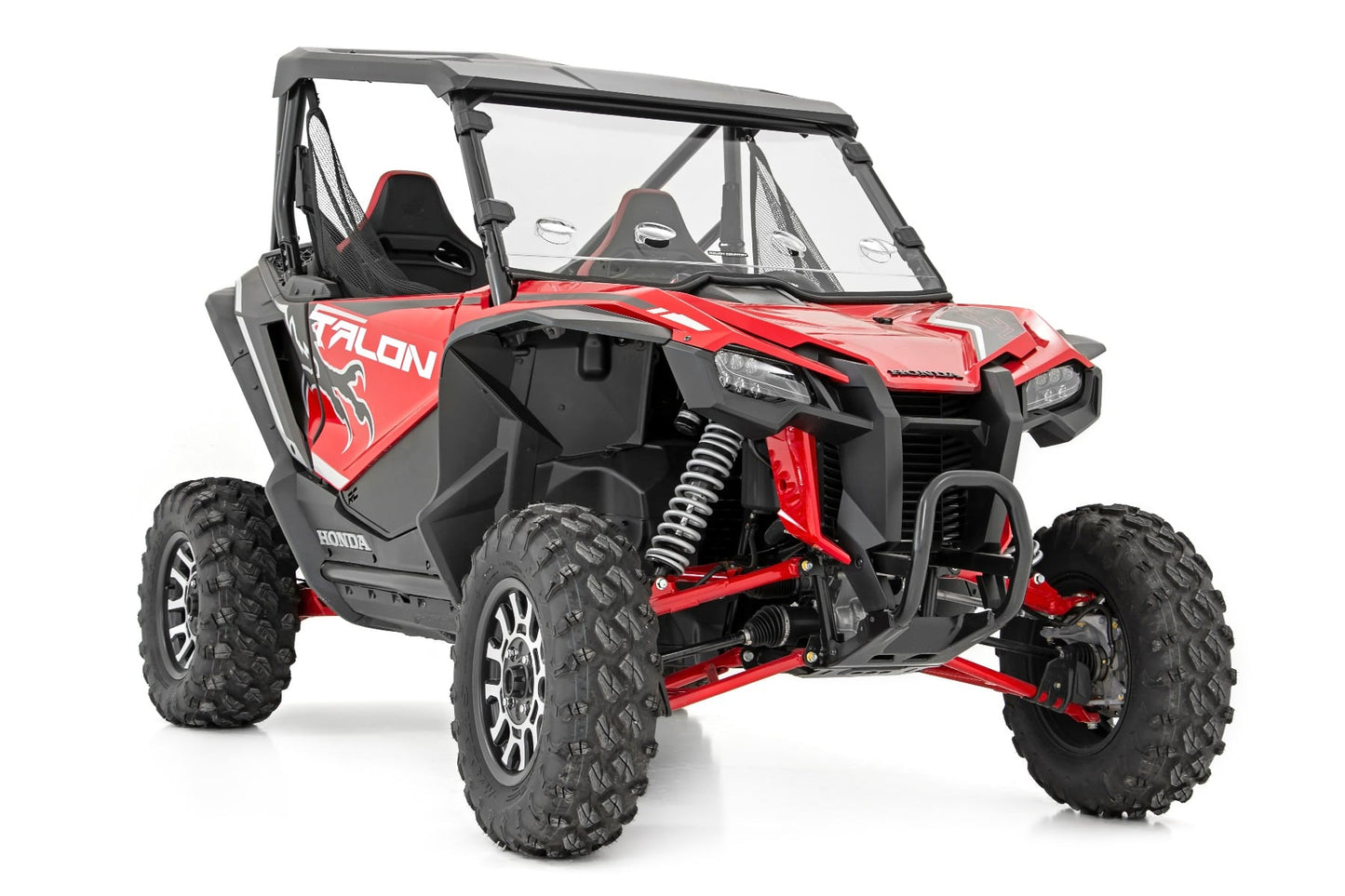 Vented Full Windshield Scratch Resistant Honda Talon 1000 Rough Country-2