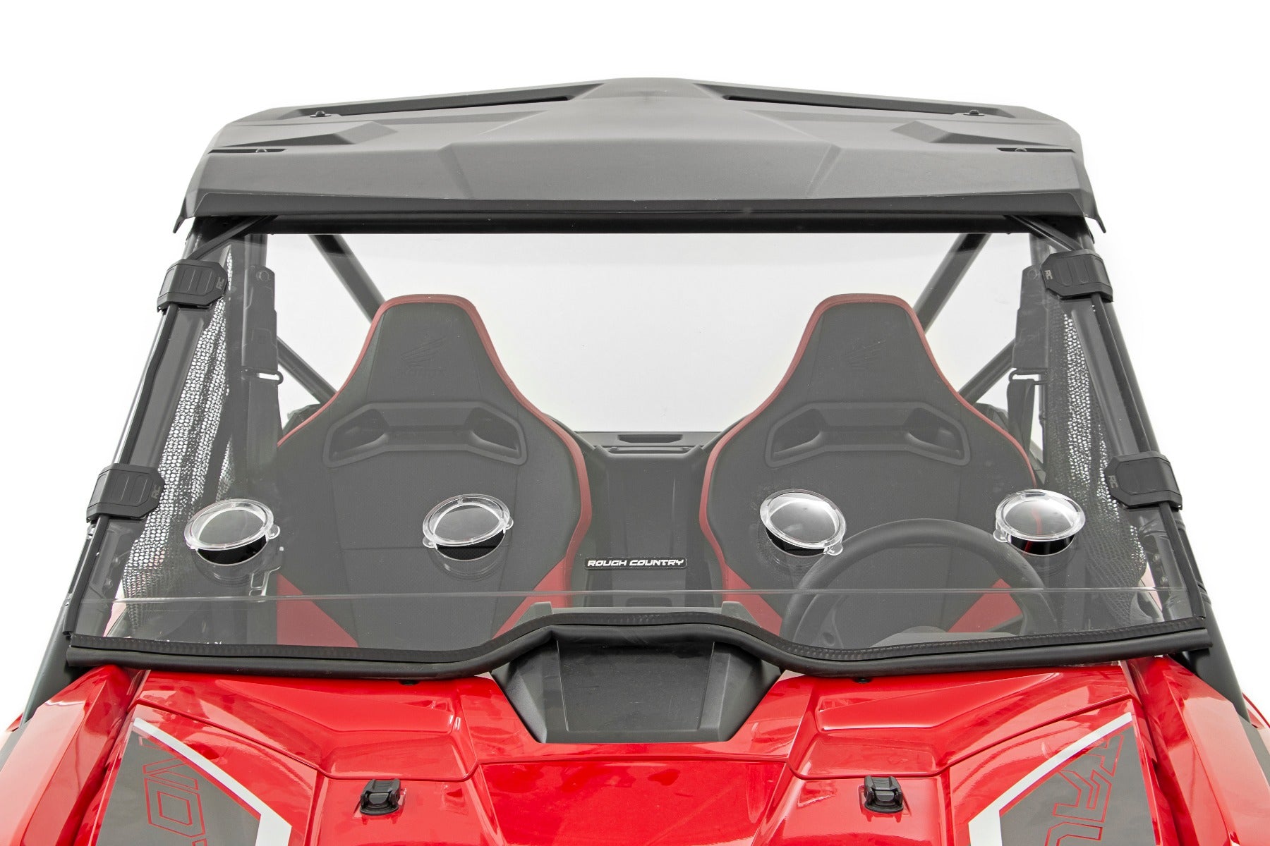 Vented Full Windshield Scratch Resistant Honda Talon 1000 Rough Country-4