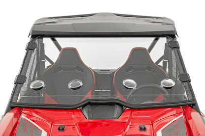 Vented Full Windshield Scratch Resistant Honda Talon 1000 Rough Country-4