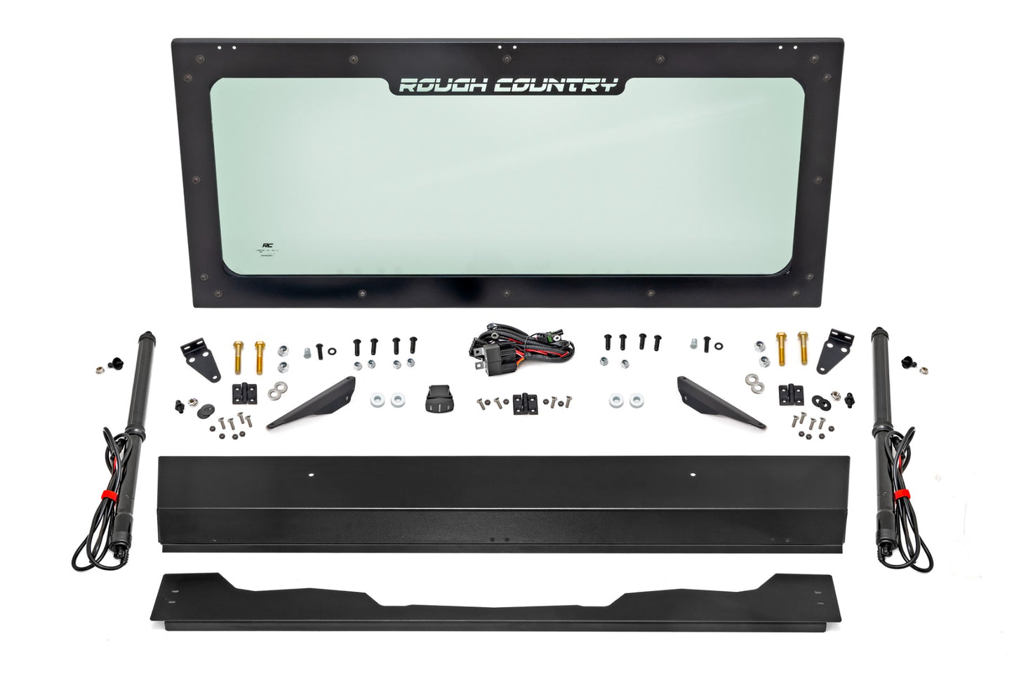 Electric Tilt Windshield Glass Honda Pioneer 1000 Rough Country-5