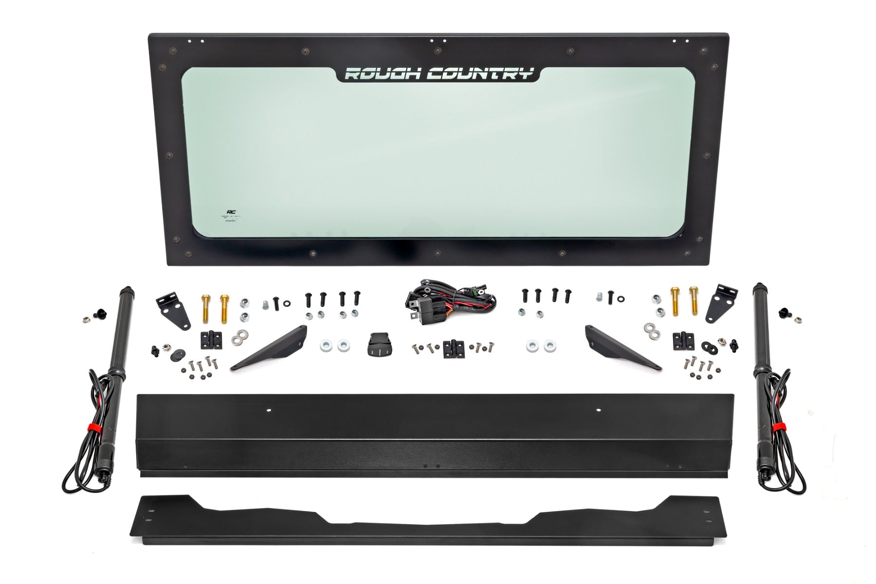 Electric Tilt Windshield Glass Honda Pioneer 1000 Rough Country-5
