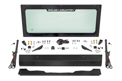 Electric Tilt Windshield Glass Honda Pioneer 1000 Rough Country-5