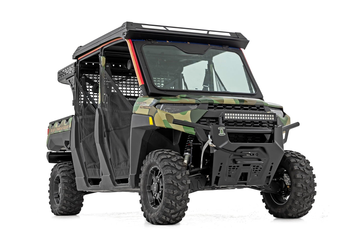 Electric Tilt Windshield Glass Formed Frame Polaris Ranger XP 1000 Rough Country-1