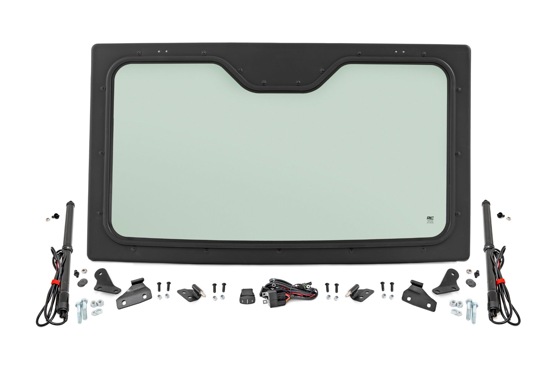 Electric Tilt Windshield Glass Formed Frame Polaris Ranger XP 1000 Rough Country-4