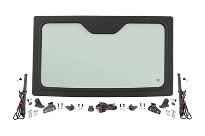 Electric Tilt Windshield Glass Formed Frame Polaris Ranger XP 1000 Rough Country-4