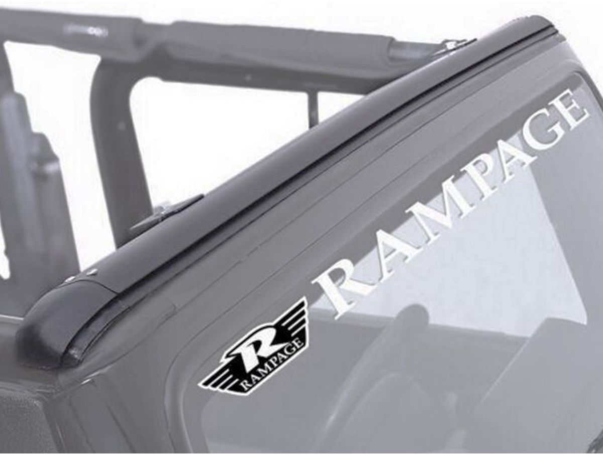 Windshield Channel for 1966-1977 Ford Bronco, Black Rampage