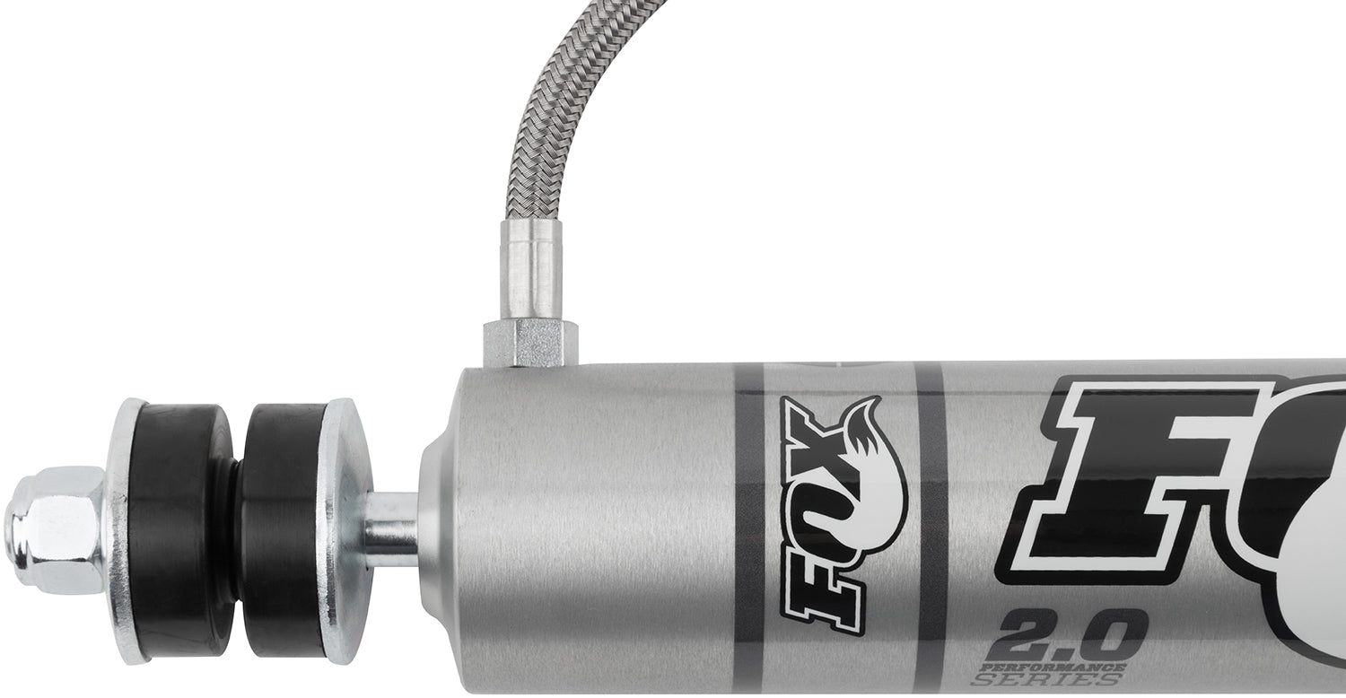 Shock Absorber 83-95 Defender & 94-98 Discovery I: Land Rover Front Performance Series Remote Reservoir 8.6 Inch 0-1 Inch Lift Cd Adjuster Fox Factory-3
