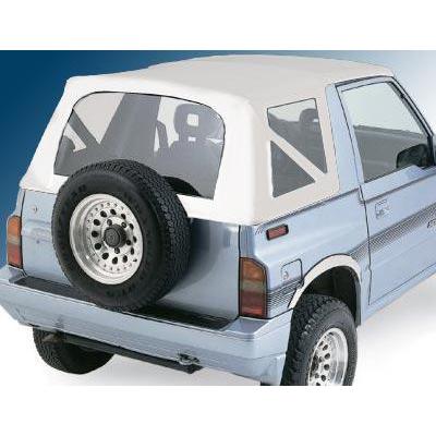 Soft Top OEM Replacement Vinyl White 86-94 Sidekick/Geo Tracker Smittybilt