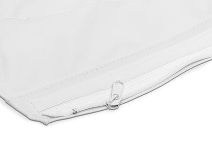 R OEM Replacement Soft Top for 1995-1998 Suzuki Sidekick/Geo Tracker, White Rampage