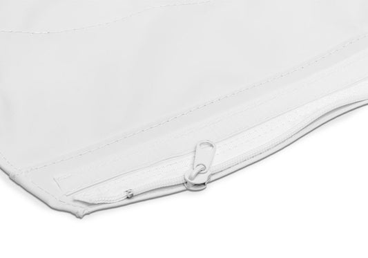 R OEM Replacement Soft Top for 1995-1998 Suzuki Sidekick/Geo Tracker, White Rampage