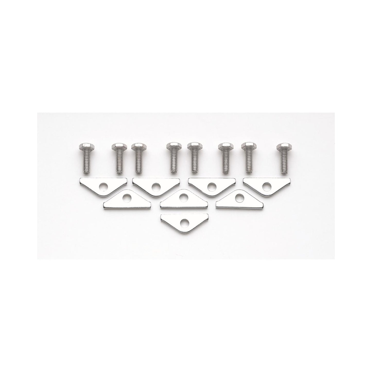 Chrome Valve Covers Clamps & Bolts Chrome Fits Small Block Chevrolet Mr Gasket