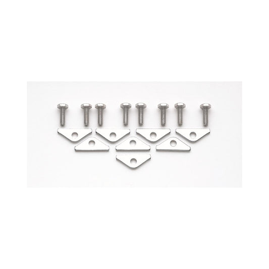 Chrome Valve Covers Clamps & Bolts Chrome Fits Small Block Chevrolet Mr Gasket