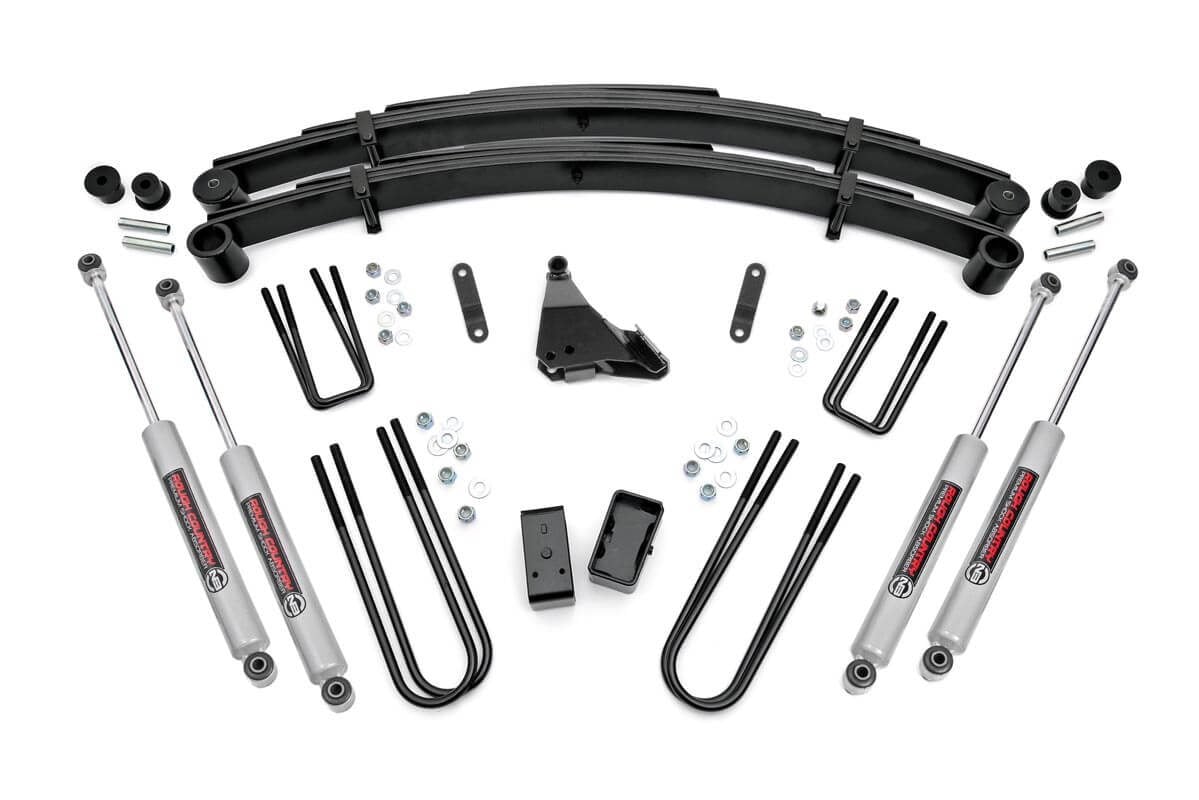 4 Inch Lift Kit | Rear Blocks | Ford F-250/F-350 Super Duty 4WD (1999-2004) Rough Country