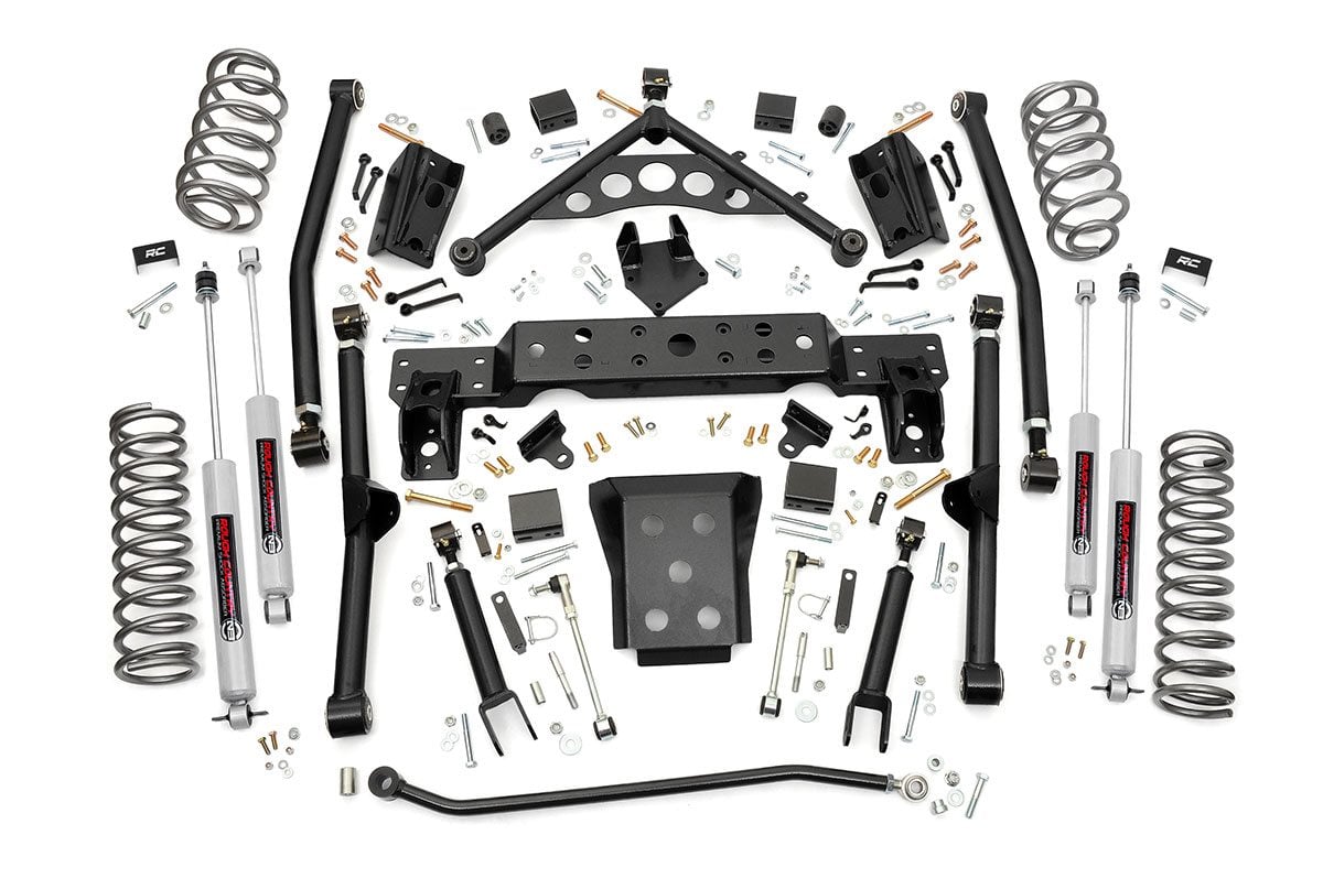 4 Inch Lift Kit | Long Arm | Jeep Grand Cherokee WJ 4WD (1999-2004) Rough Country