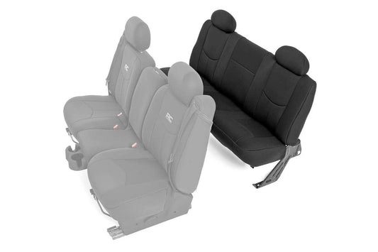 Rear Seat Covers | Full Bench | Chevy/GMC 1500 (99-06 & Classic) Rough Country