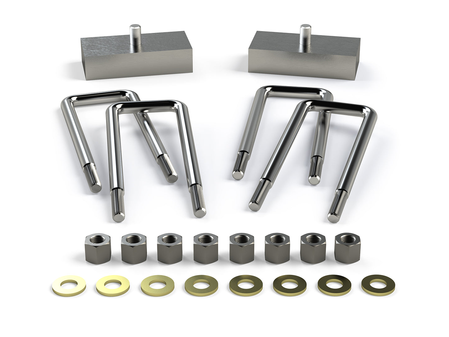 05+ Toyota Tacoma 1.25 Inch Lift Leaf Spring Block Kit Rear Falcon Shocks