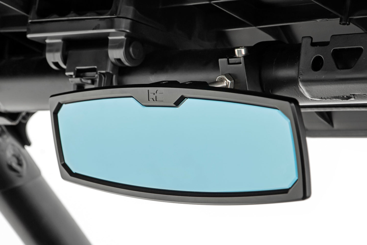 UTV Aluminum Rear View Mirror Dome Light 12 Inch 1.75-2 Inch Mount Rough Country