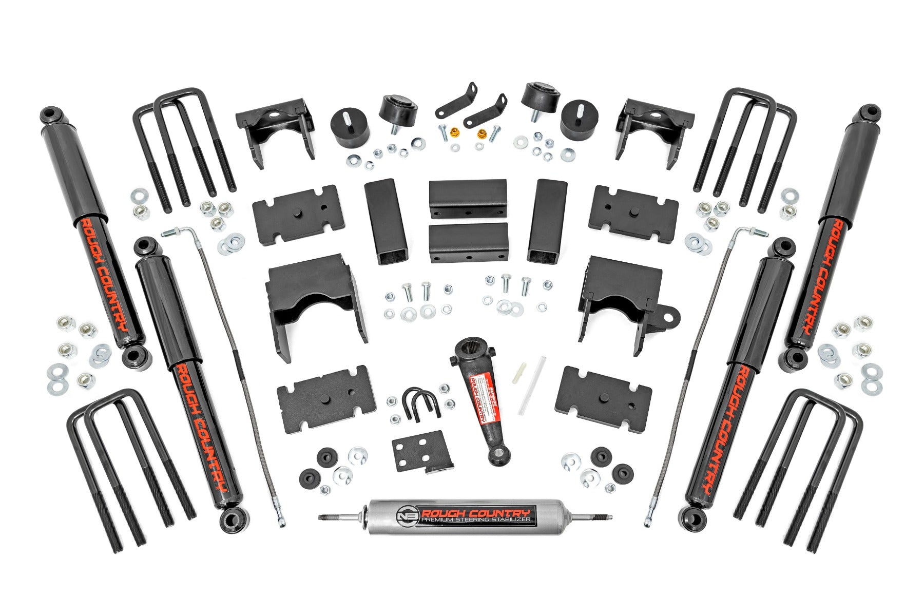 Rough Country 5 Inch Lift Kit 18-21 Mahindra Roxor 4WD Rough Country
