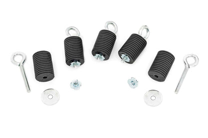 Bed Tie Down Kit 1-7/16 Inch Diameter 5 Pieces Polaris Ranger XP 900/XP 1000/General Rough Country-1