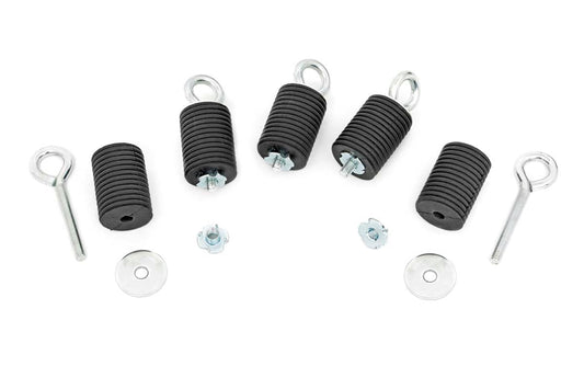 Bed Tie Down Kit 1-7/16 Inch Diameter 5 Pieces Polaris Ranger XP 900/XP 1000/General Rough Country-1