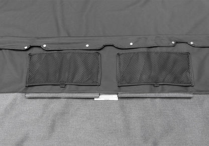 TrailView Tonneau Top for 2007-2018 Jeep Wrangler JK Unlimited 4-Door, Black Diamond Rampage-1