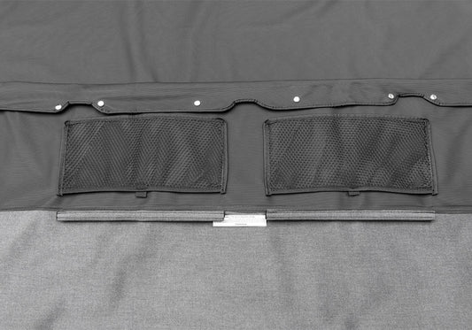 TrailView Tonneau Top for 2007-2018 Jeep Wrangler JK Unlimited 4-Door, Black Diamond Rampage-1