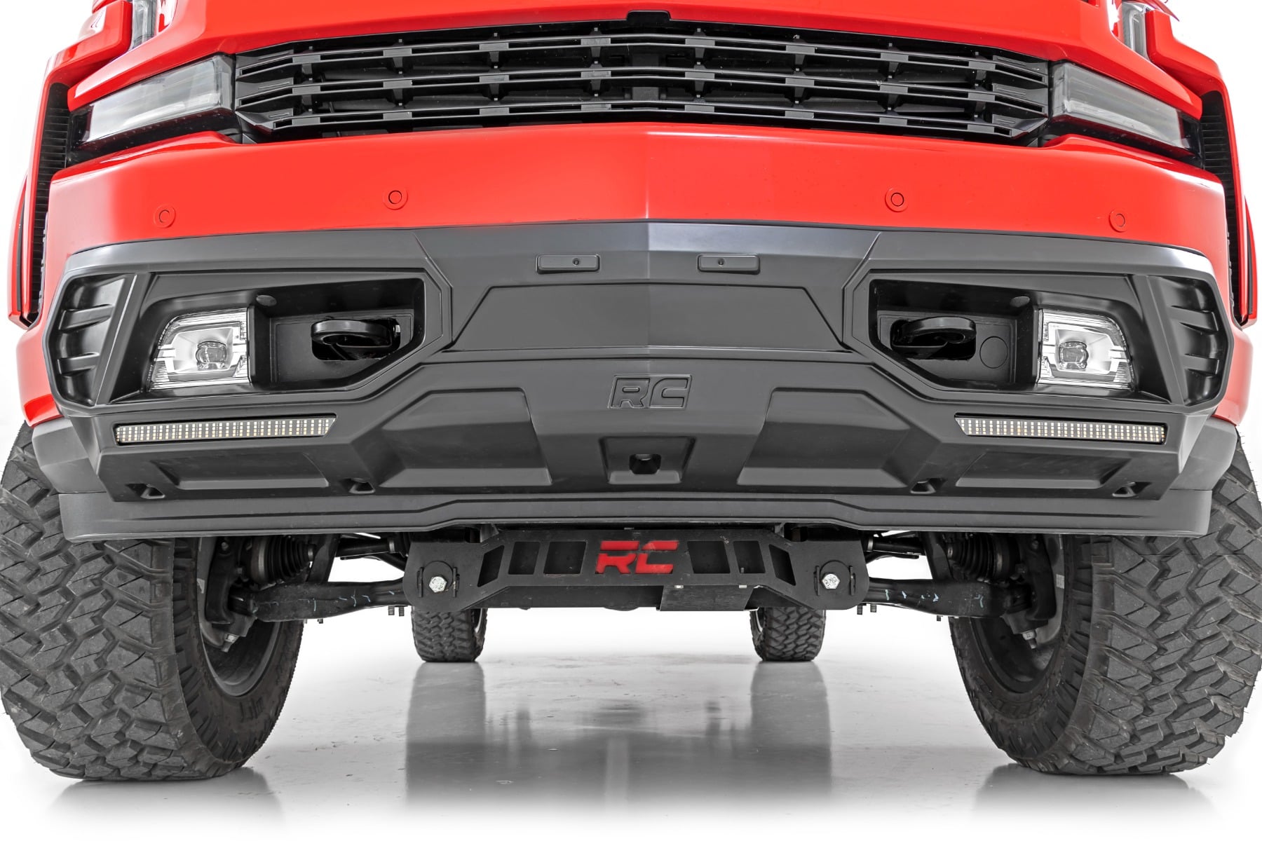 Front Bumper Fascia Cover Kit Chevy Silverado 1500 2WD/4WD (2019-2022) Rough Country-2