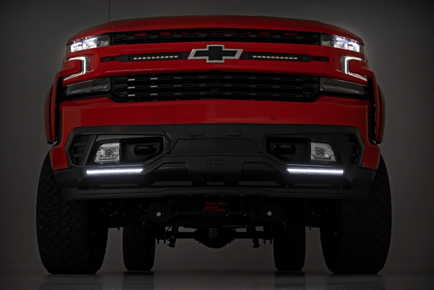 Front Bumper Fascia Cover Kit Chevy Silverado 1500 2WD/4WD (2019-2022) Rough Country-3