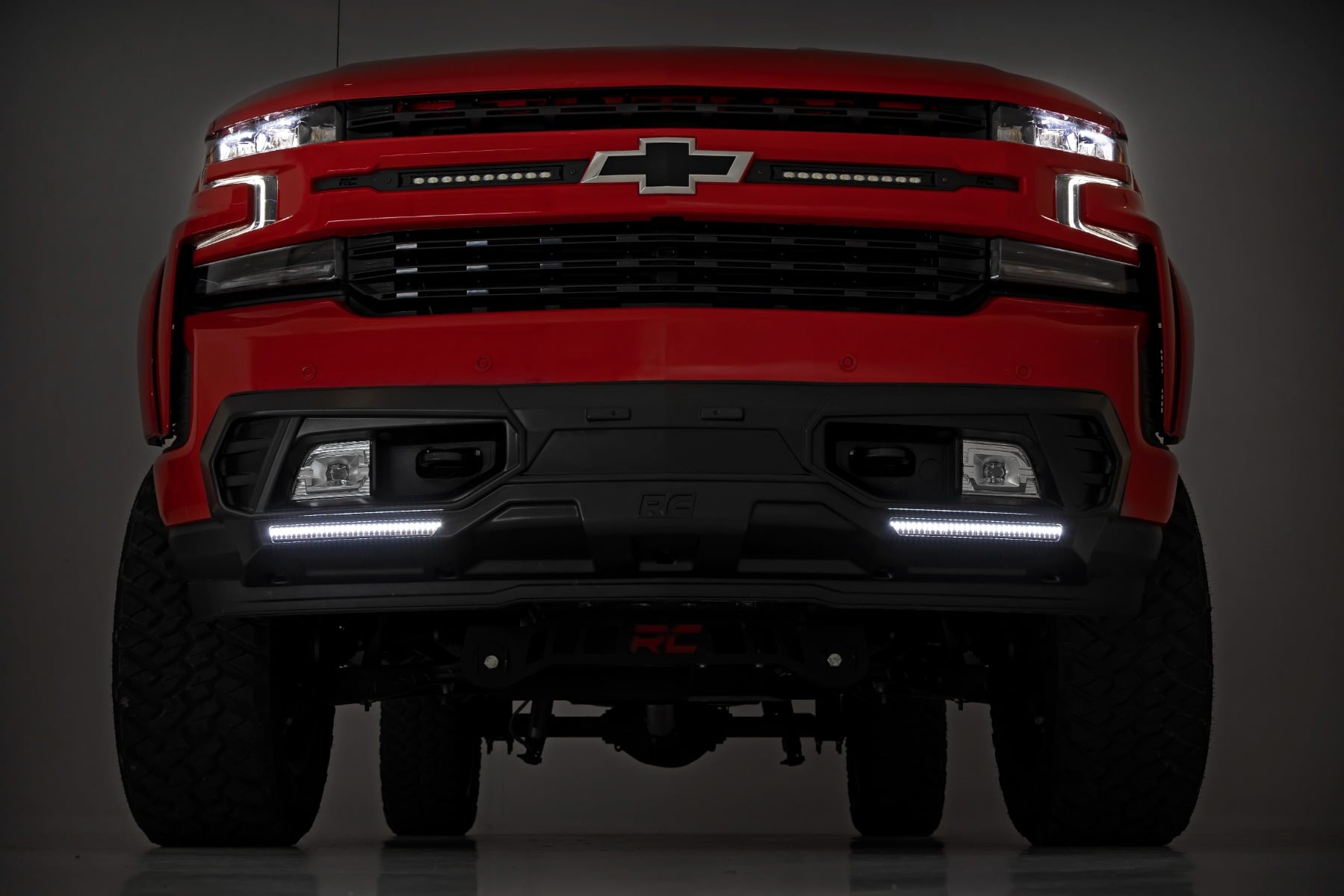 Front Bumper Fascia Cover Kit Chevy Silverado 1500 2WD/4WD (2019-2022) Rough Country-3
