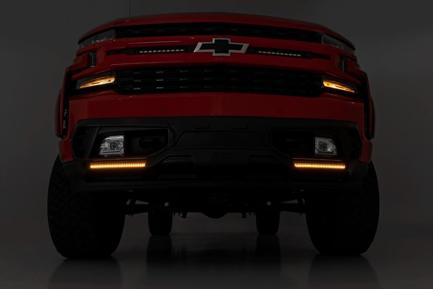 Front Bumper Fascia Cover Kit Chevy Silverado 1500 2WD/4WD (2019-2022) Rough Country-4