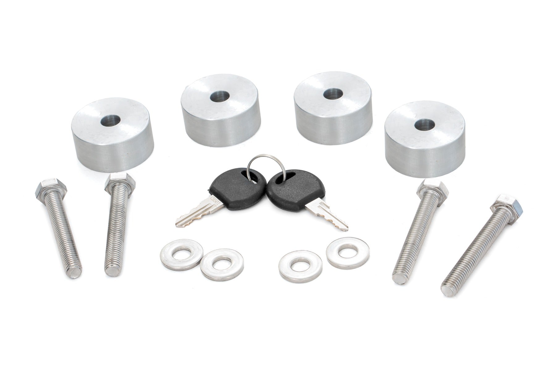 Rough Country Jeep Metal Storage Box w/Slide Out Lockable Drawer 18-21 Jeep Wrangler JL Rough Country