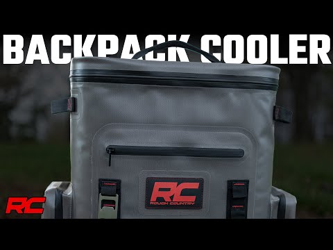 Rough Country Insulated Backpack Cooler 24 Cans Waterproof Rough Country
