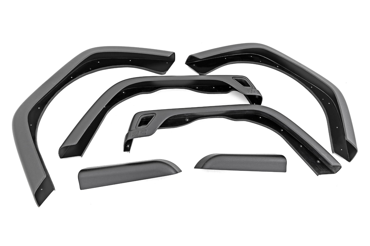Rough Country Fender Flare Kit 5.5 Inch Wide 97-06 Jeep Wrangler TJ 4WD Rough Country