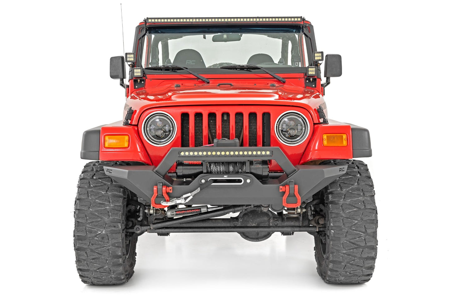 Fender Flares 5.5 Inch Wide Jeep Wrangler TJ (97-06)/Wrangler Unlimited (04-06) Rough Country-2